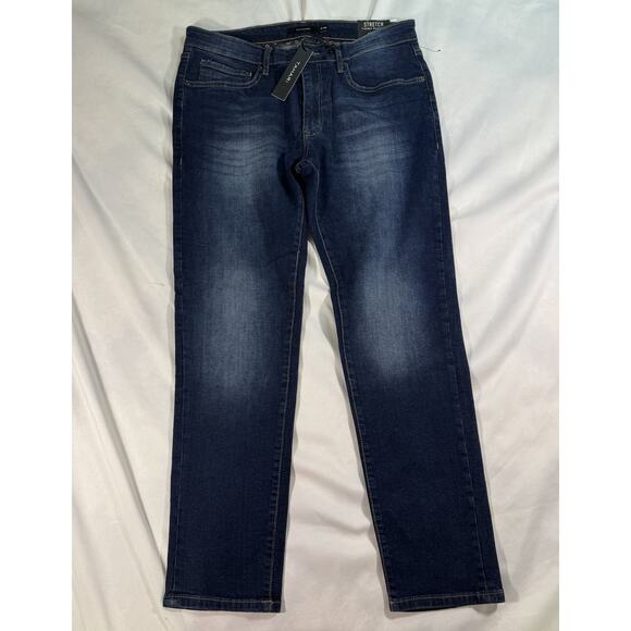 Tahari Other - Tahari Men’s NWT Size 34x34 Premium‎ Knit Denim Seriously Soft Skinny